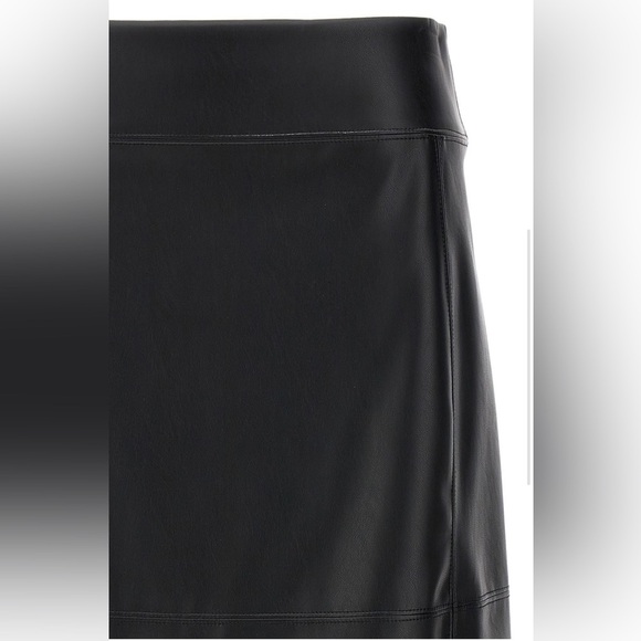 NWT NEW SEASON ‘S MAX MARA ‘RIMINI’ FAUX LEATHER SKIRT BLACK FALL/WINTER/SPRING - Picture 7 of 16